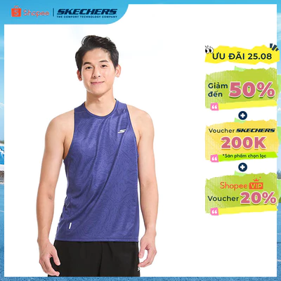 Tank Top Nam Skechers Performance Dynamic Walking Collection Tank Top - SP125M043-NV14 Online Sale