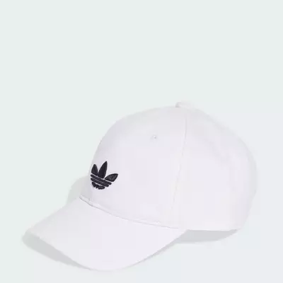 adidas Phong cách sống Mũ Bóng Chày Ba Lá Classic Adicolor Unisex trắng JC6025