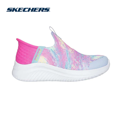 Giày Thể Thao Bé Gái Skechers Slip-ins Ultra Flex 3.0 Kaleidoscope Karma - 303842L-LVMT Air-Cooled Memory Foam