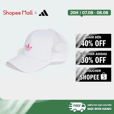 [Duy nhất 8.8 - VOUCHER 30%]adidas Phong cách sống Mũ Trucker Mút Foam Vành Cong Classic Adicolor Unisex trắng JV7394