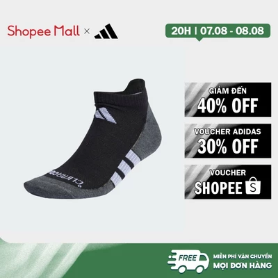 adidas Gym & Training Set 3 Đôi Tất Chuyên Dụng Mỏng Nhẹ Cổ Thấp CLIMACOOL Unisex Đen JC6449