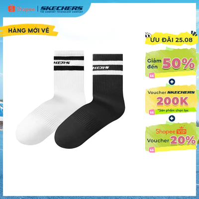 Vớ Thể Thao Nam Skechers Sport Utility Socks Crew Socks (2 Pairs) - L125M087-030G