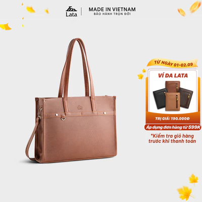 Túi Lata (Thời trang nữ form vuông tối giản - Túi xách da TX32)