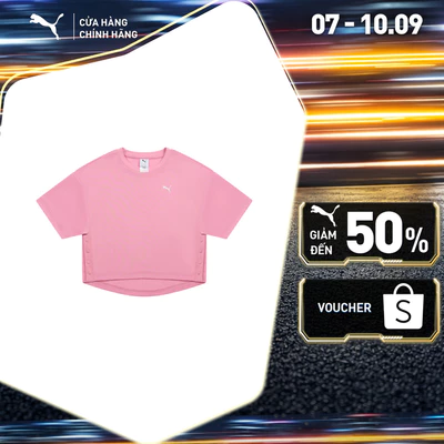Áo Thun Thời Trang PUMA Nữ WARDROBE ESS Oversized Tee Poised Pink Màu Hồng