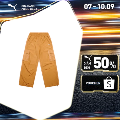 Quần Dài Thời Trang PUMA Nam WARDROBE ESS Cargo Pants WV Honey Butter Màu Nâu