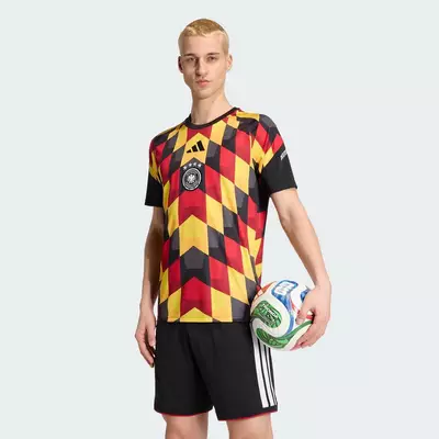 adidas Football Germany 26 Home Pre Match Jersey Men Black JZ4577