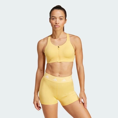 adidas Gym & Training Áo Bra Khóa Kéo High Support Luxe Impact TLRD Nữ Màu vàng IU2761