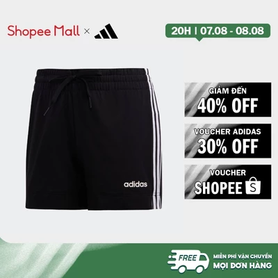 [Duy nhất 8.8 - VOUCHER 30%]adidas Lifestyle Essentials 3-Stripes Shorts Women Black DP2405