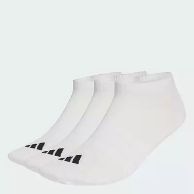 adidas Phong cách sống BỘ 3 ĐÔI TẤT CỔ THẤP THIN&LIGHT ESSENTIALS Unisex trắng JZ0533
