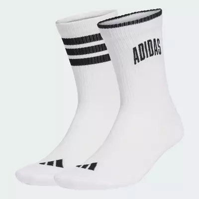 adidas Phong cách sống & Quần vợt Bộ 2 Đôi Tất Stadium Unisex trắng KB7292