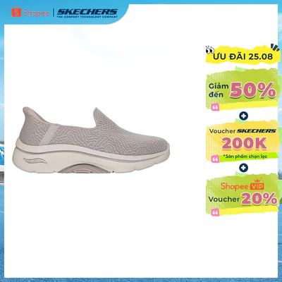 Giày Thể Thao Nữ Skechers Slip-Ins GOwalk Arch Fit 2.0 Mikeyla Đi Bộ - 125332-TPE APMA