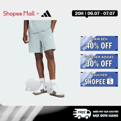 adidas Phong cách sống Quần Short Vải Thun Da Cá ALL SZN Nam màu xanh lá KC3157
