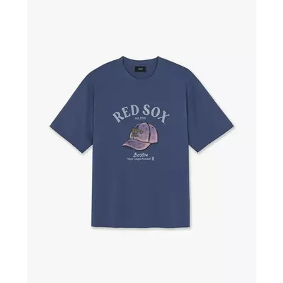 MLB - Áo thun unisex cổ tròn tay ngắn Drawing Graphic_3ATSN0263-43INS