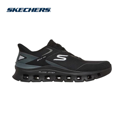 Giày Thể Thao Nam Skechers Slip-Ins Sport Glide-Step Pro Shorra Thường Ngày - 233112-BKGY Air-Cooled Memory Foam