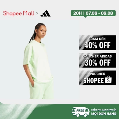 [Duy nhất 8.8 - VOUCHER 30%]adidas Phong cách sống Áo Thun Essentials Adicolor Nữ màu xanh lá IR5935
