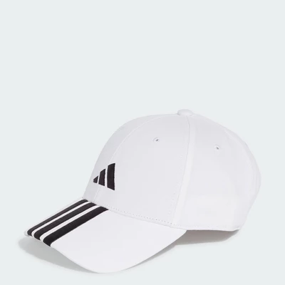adidas Phong cách sống Mũ Bóng Chày Logo Mới 3 Sọc Unisex trắng JE5652