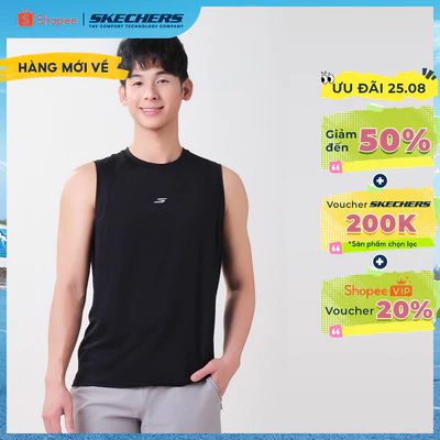 Sports Tank Top Nam Skechers Running Performance Sports Tank Top - SP326M402-0018