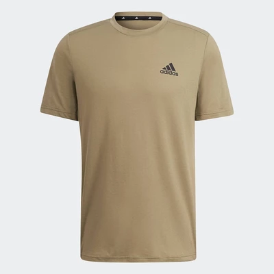 adidas Gym & Training Áo Thun Feelready Sport Designed to Move AEROREADY Nam màu xanh lá H58973