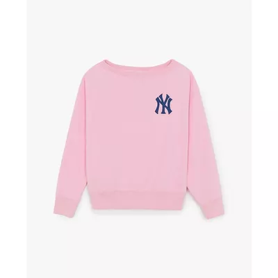 MLB - Áo sweatshirt nữ cổ thuyền tay dài Heritage_3FMTV1861-50MAM