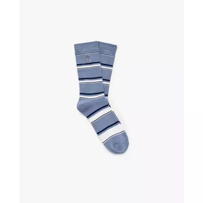 MLB - Vớ cổ cao unisex kẻ sọc Color Striptease_3ASOH016N-07SBL