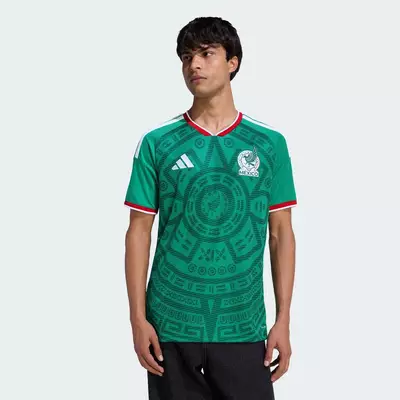 adidas Football Mexico 26 Home Jersey Men Green JL8580