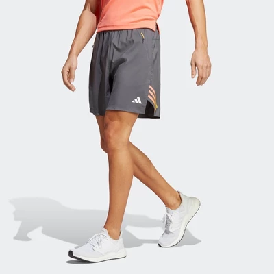 adidas Gym & Training Quần Short Tập Luyện 3 Sọc Train Icons Nam Xám IB7333