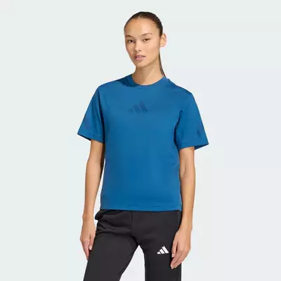 adidas Phong cách sống Áo Thun adidas Z.N.E. Nữ Màu xanh da trời KR0203