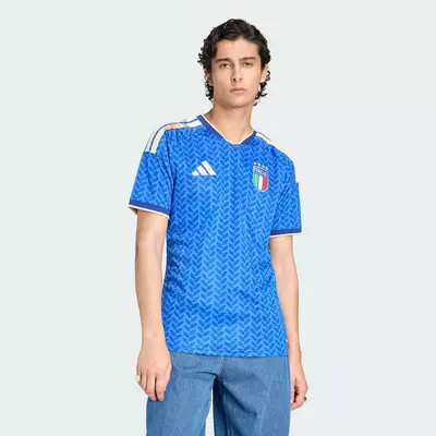 adidas Football Italy 26 Home Replica Jersey Men Blue JL6937