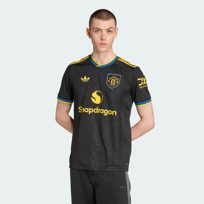 adidas Bóng đá Áo Đấu Thứ Ba Manchester United 25/26 Nam Đen KD4225