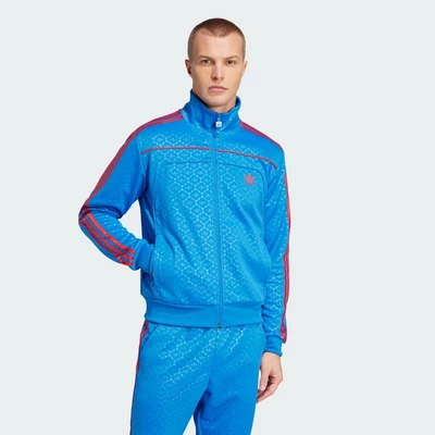 adidas Bóng đá Áo Track Top David Beckham Originals Nam Màu xanh da trời JM6288