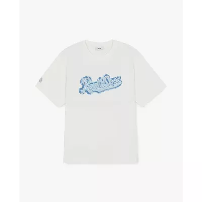 MLB - Áo thun unisex cổ tròn tay ngắn Monogram_3ATSM1063-43IVS