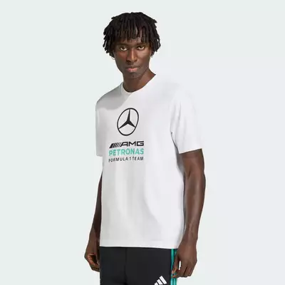 adidas Motorsport MERCEDES - AMG PETRONAS FORMULA 1 TEAM DNA GRAPHIC TEE Men White KE8164