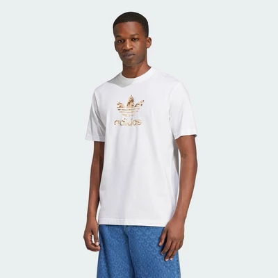 adidas Phong cách sống Áo Thun Ba Lá Rằn Ri Nam trắng IX6742