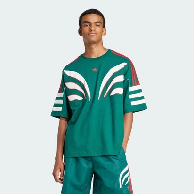 adidas Phong cách sống Áo Thun Q3 Atlanta Nam màu xanh lá JC9944