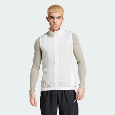adidas Gym & Training Áo Gile Trong Mờ Tập Luyện HIIT Nam trắng IS3702