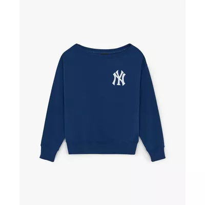 MLB - Áo sweatshirt nữ cổ thuyền tay dài Heritage_3FMTV1861-50NYM