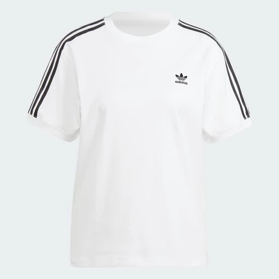 adidas Phong cách sống Áo Thun 3 Sọc Nữ trắng IR8051