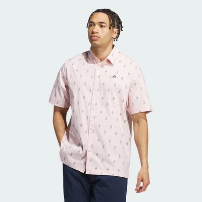 adidas Đánh gôn Áo Polo Sơ Mi Resort Go-to Nam Hồng IW6727