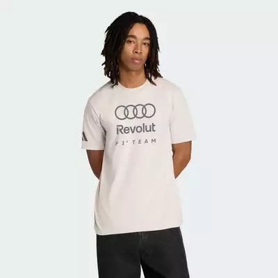 adidas Motorsport AUDI REVOLUT F1 TEAM DNA GRAPHIC TEE Men White KE6123