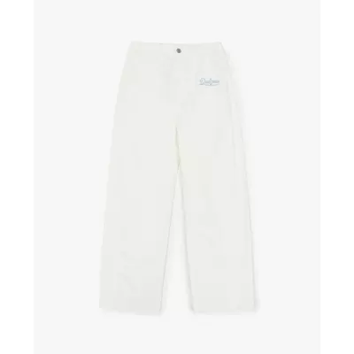 MLB - Quần jeans nữ ống rộng Varsity Series_3FDPV0261-07IVS