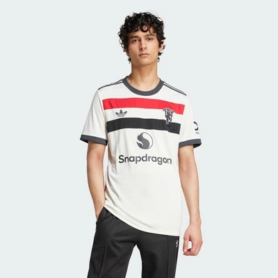 adidas Bóng đá Áo Đấu Thứ Ba Manchester United 24/25 Nam trắng IY7806