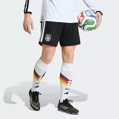 adidas Bóng đá Quần Short Sân Nhà Đức 26 Nam Đen JN2073