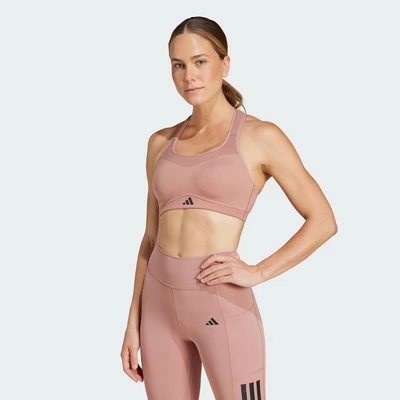 adidas Gym & Training Áo Bra Tập Luyện Nâng Đỡ Mạnh TLRD Impact Nữ Hồng JI8039