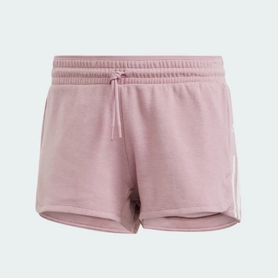 adidas Gym & Training Quần Short Pacer Tập Luyện 3 Sọc Cotton Train Essentials Nữ Hồng IM5030