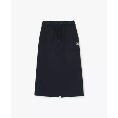 MLB - Chân váy chữ A midi dệt kim_3FSKB0361-50BKS