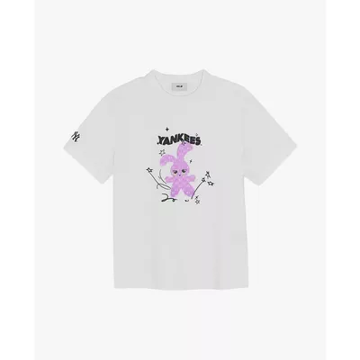 MLB - Áo thun unisex cổ tròn tay ngắn Bunny_3ATSN7063-50WHS