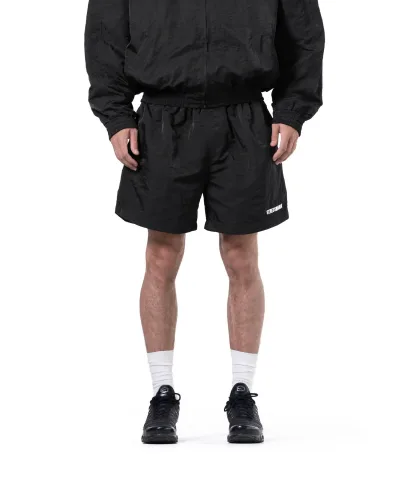 SSMA COACH TRACK SHORTS - BLACK