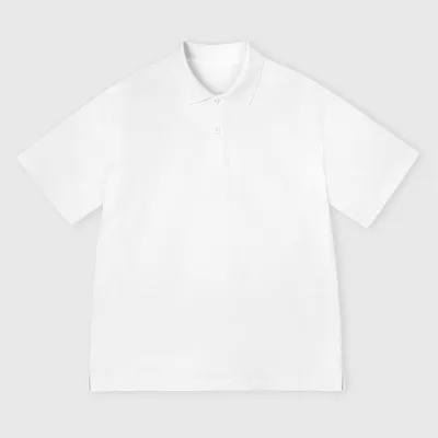 Polo Oversize fit | White