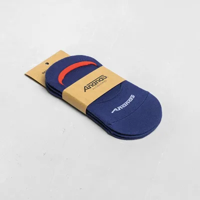 Invisible Socks Pack - Ananas Typo - Estate Blue