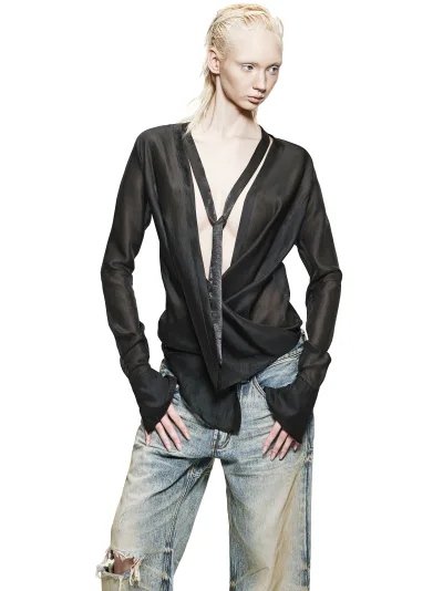 WOMEN’S DEEP PLUNGE BLOUSE